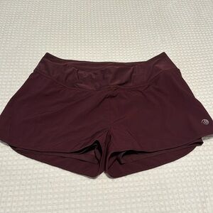 Mpg maroon shorts